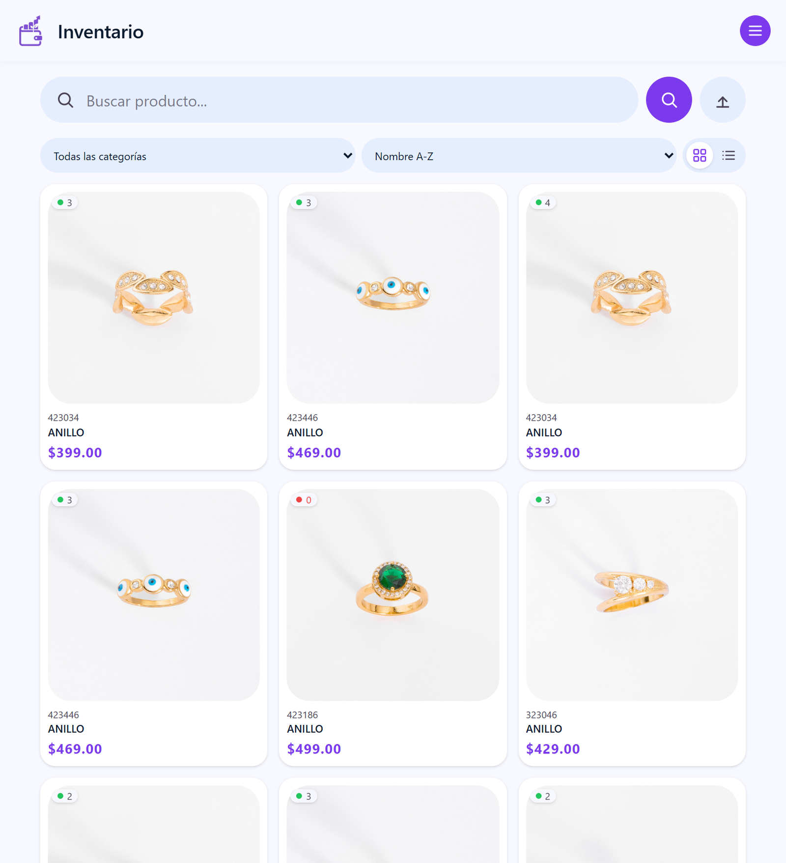 Catálogo real de Abonia en tablet, con fotos de los productos